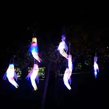  Голям Размер LED Хелоуин Открит Светлина Батерия Мощност Гримаса на Ужас Скелет за Декорация за Хелоуин, Реквизит 