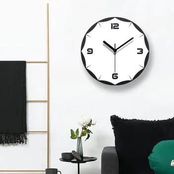  Геометрични 3D Стенен Часовник Часовник Акрилни Хол, Кухня Висящи Часовници Бижута Мода Безшумни Часовник Декорация на Дома