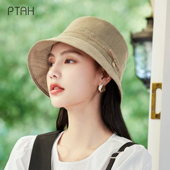  [PTAH] Пролетни шапки-кофи, Дамски летни шапки с Защита от Слънцето UPF 50 +, Плажни дамски слънчеви шапки с защита от uv, Дишащи слънчеви шапки за момичета