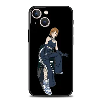  Модни Jujutsu Kaisen Стръмни Калъфи за телефони Funda за iPhone 11 12 13 14 Pro Max Mini X XR XS 7 8 Plus SE 2020 Мек Силиконов Калъф