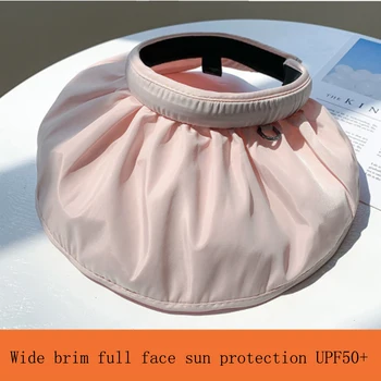  Слънчеви Шапки за Жени широка периферия Солнцезащитная Шапка С Защита от Uv-Гъвкав Плажен Упаковываемый Козирка