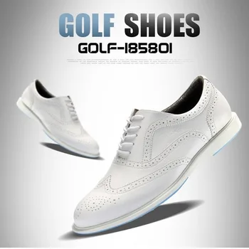 Професионални Обувки за голф, за двойки, Удобни Спортни Обувки, Мъжки устойчива на плъзгане Дамски Тренировочная за Голф Обувки, Непромокаеми Обувки за Голф, Мъжки