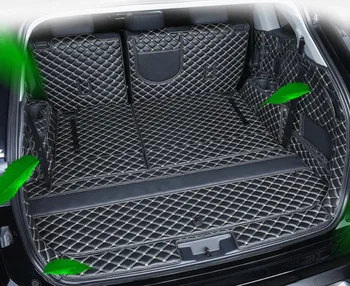  Най-добро качество! Специални автомобилни постелки за багажник на Toyota Kluger 7 места 2022 2023, водоустойчив килими за багажника, калъф за карго подложка, Безплатна доставка